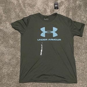 Under Mens Sportstyle Logo Short Sleeve